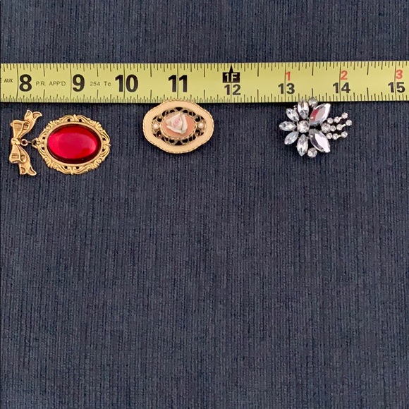 Brooch set of 3 - Picture 3 of 7